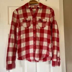 Abercrombie & Fitch Red Checkered Shirt